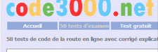 Test de code de la route gratuit