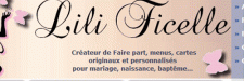 Créateur de Faire part, menus, cartes originaux et personnalisés pour mariage