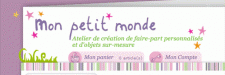 Création de faire-part de mariage, de naissance et de baptême, mon-petitmonde.com