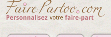 Faire-part de naissance et de mariage à personnaliser en ligne fairepartoo.fr