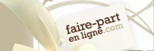 Faire part de mariage, faire part mariage, faire part naissance Faire-part-en-ligne.com