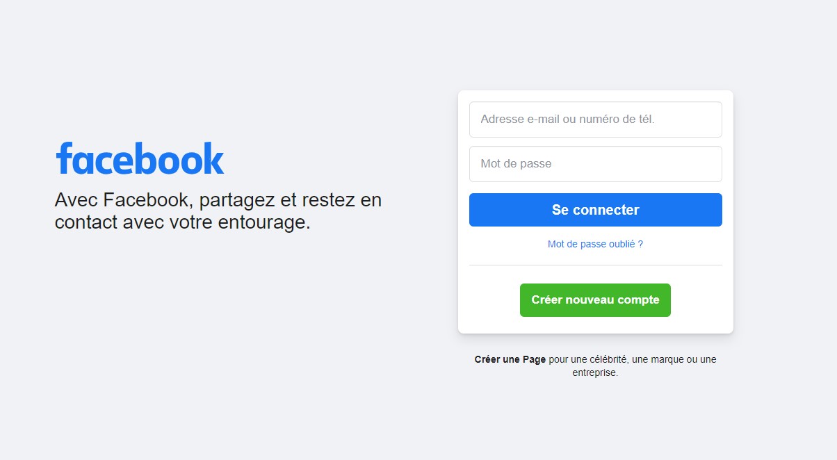 changer le nom de facebook